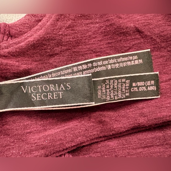 Victoria's Secret Maroon Knit Top - Picture 7 of 7